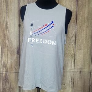 Under Armour Girls YLG Loose Tank Top UA Freedom Tank